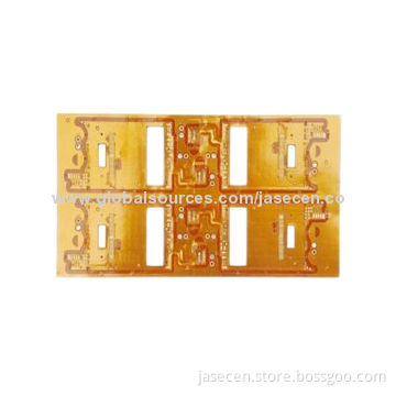 Double-sided flex PCB with immersion gold and 1oz copper for electronics